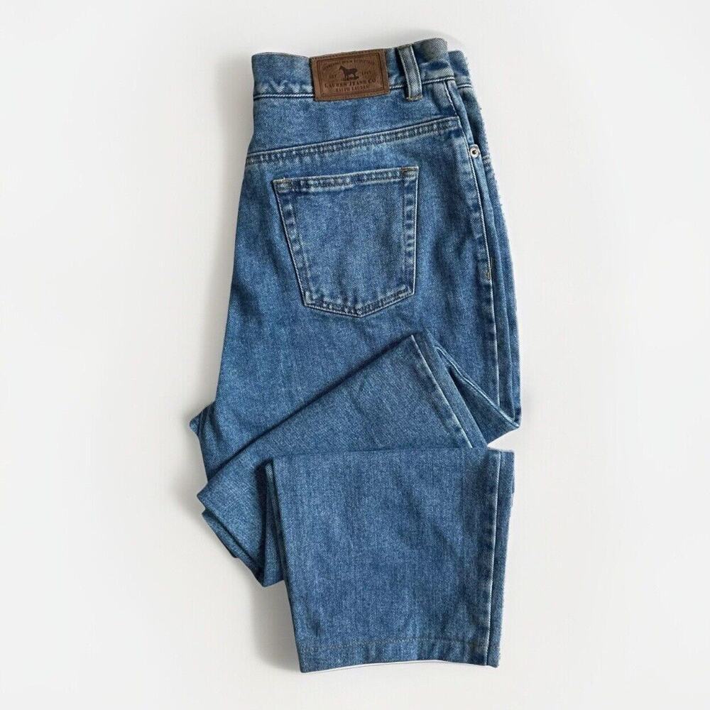 Ralph Lauren Jeans Co Womens Vintage Mom Denim Size 12 Petite Blue 90s Baggy